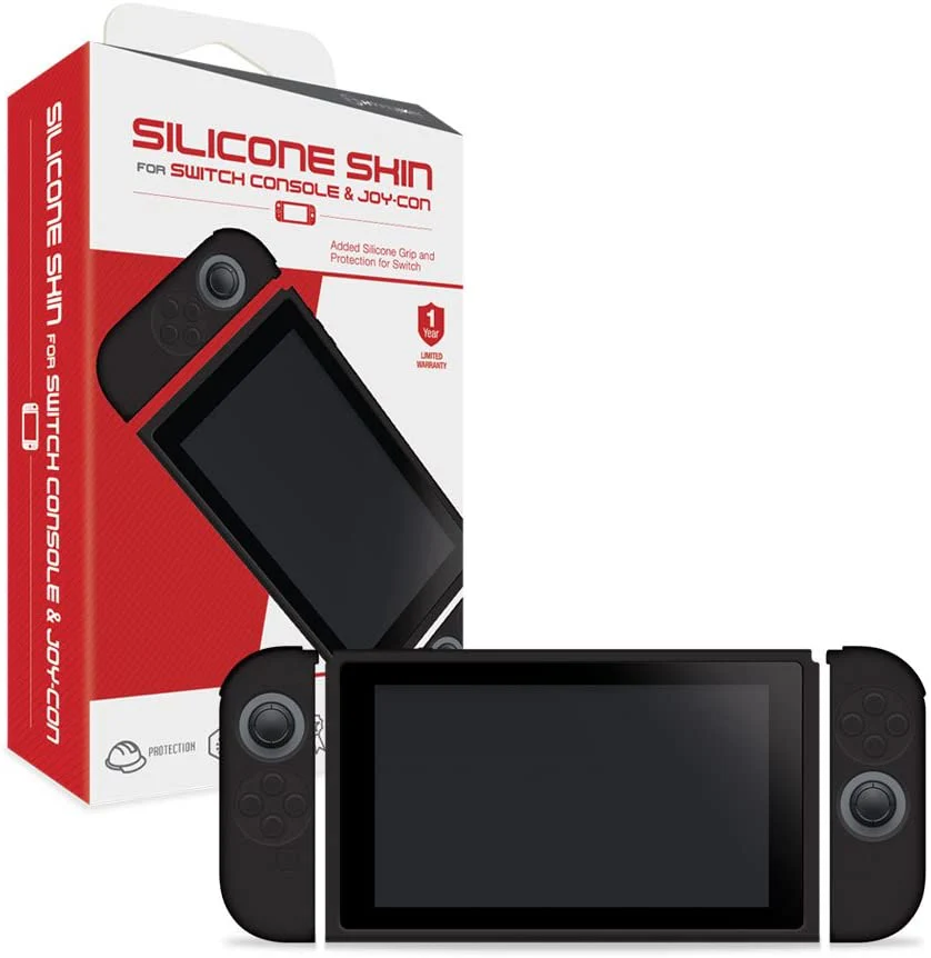 Hyperkin Silicone Skins for Switch Console and Joy-Con [Neo Black] - Nintendo Switch