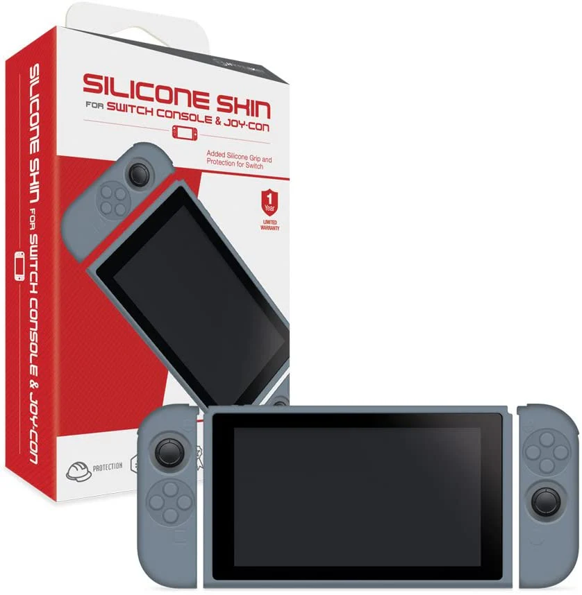 Hyperkin Silicone Skins for Switch Console and Joy-Con [Neo Gray] - Nintendo Switch