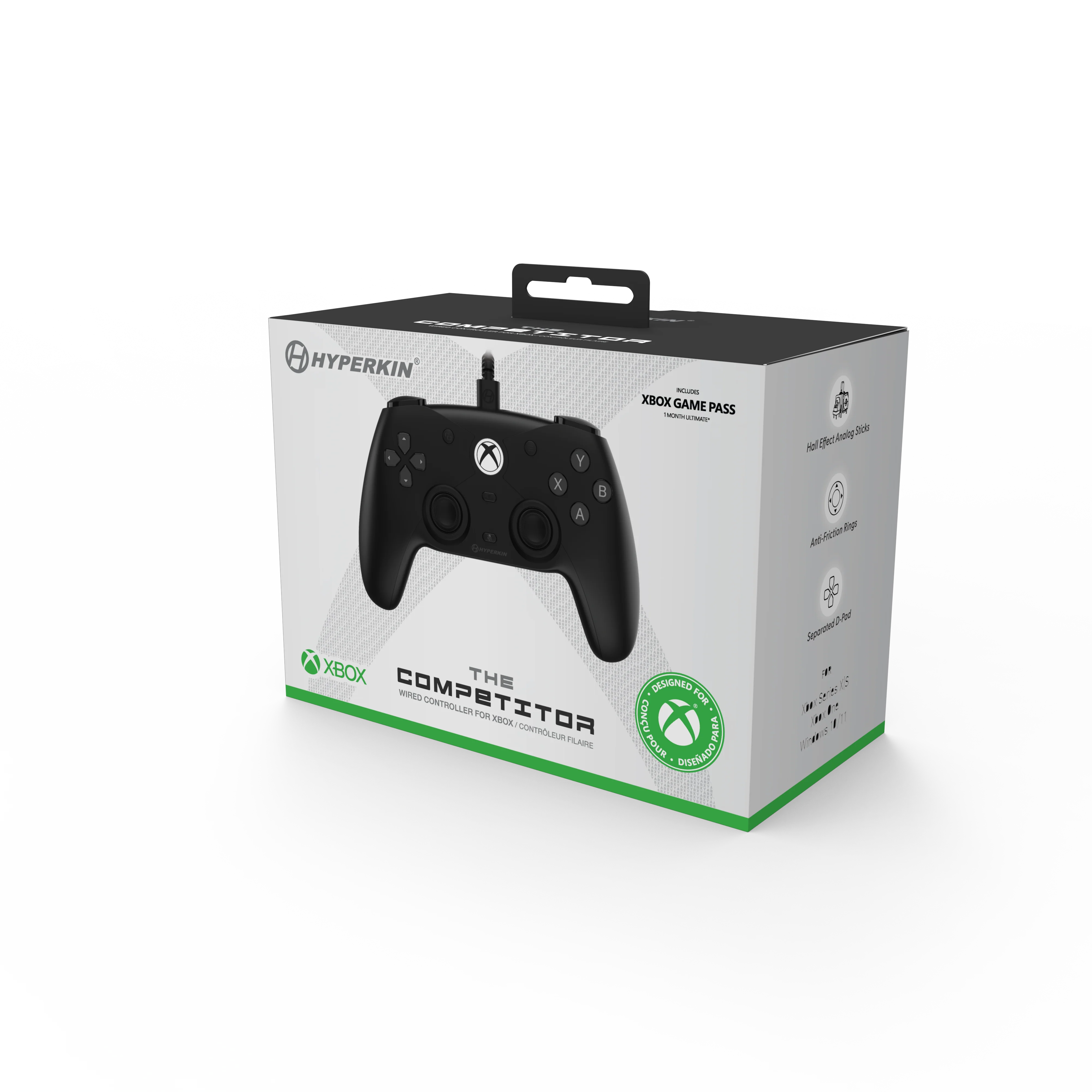 The Competitor Wired Controller (Hyperkin) (Black) – Xbox Series & PC - Image 3