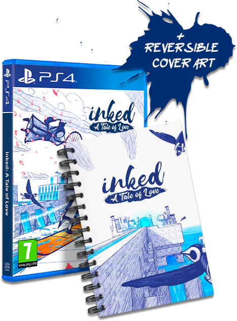 Inked : A Tale of Love PS4 + Notebook- PlayStation 4 [Red Art Games]