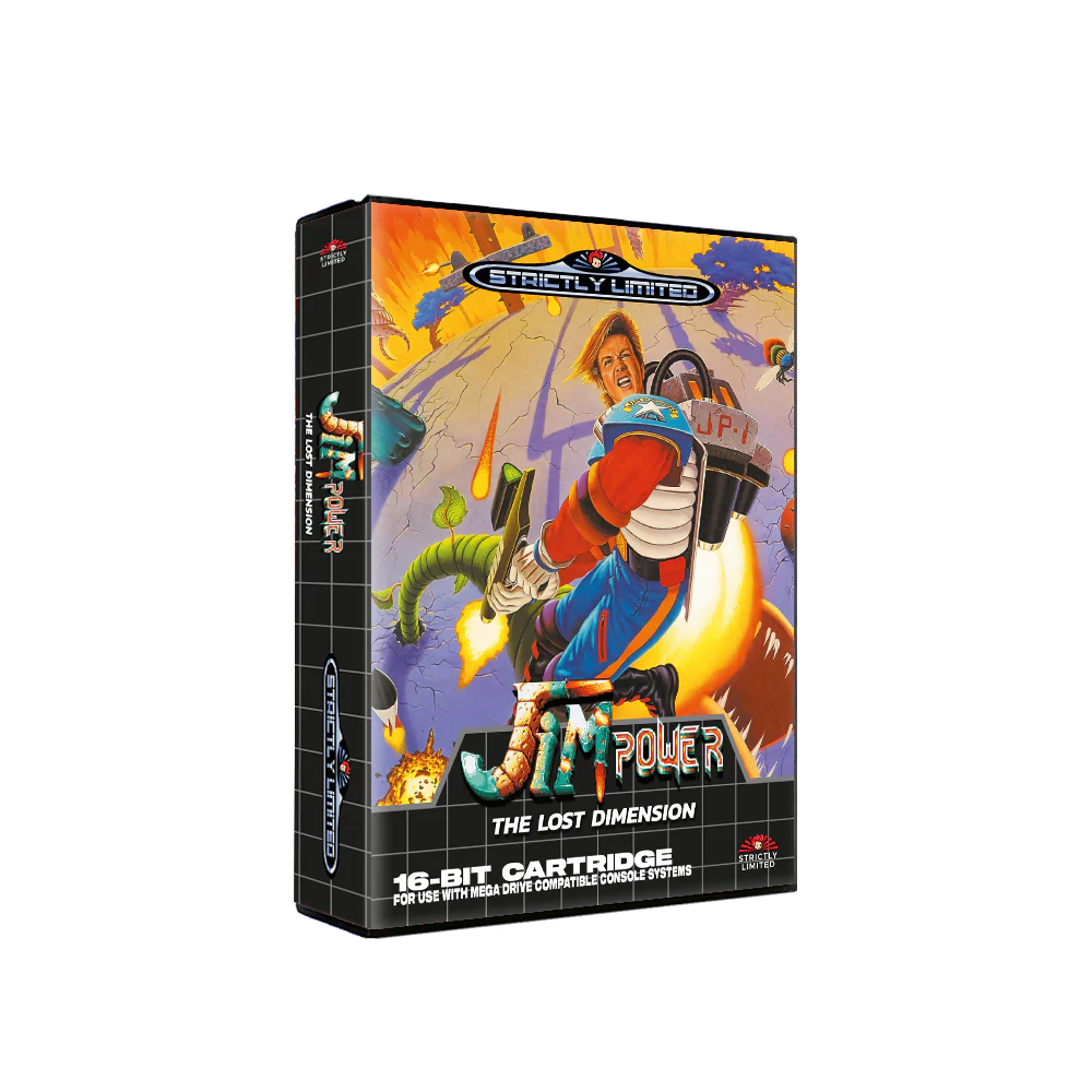 JIM POWER: THE LOST DIMENSION - SEGA MEGA DRIVE/GENESIS COMPATIBLE GAME [STRICTLY LIMITED GAMES]