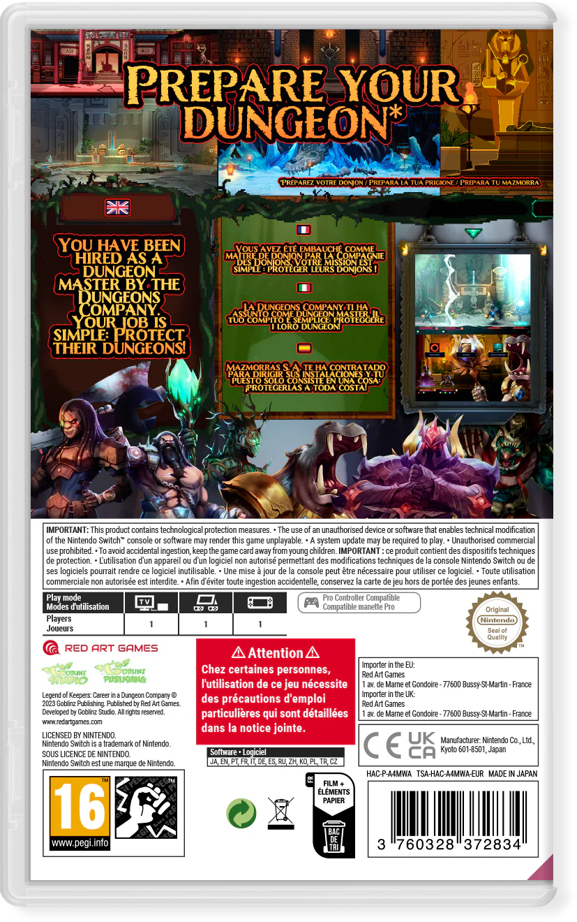LEGEND OF KEEPERS [STANDARD EDITION] [PEGI IMPORT] - SWITCH (PRE-ORDER) - Image 3