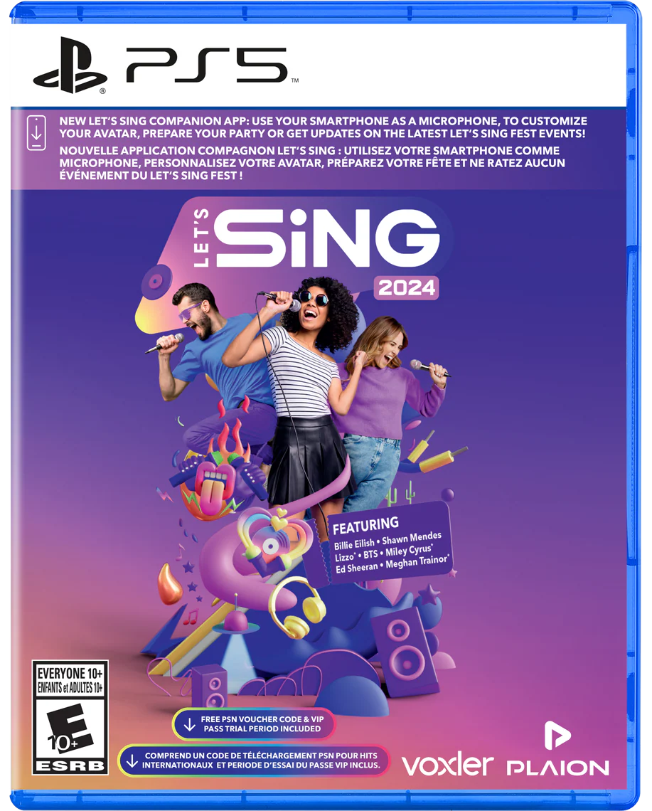 Let's Sing 2024 + 2 Microphones Bundle - Playstation 5