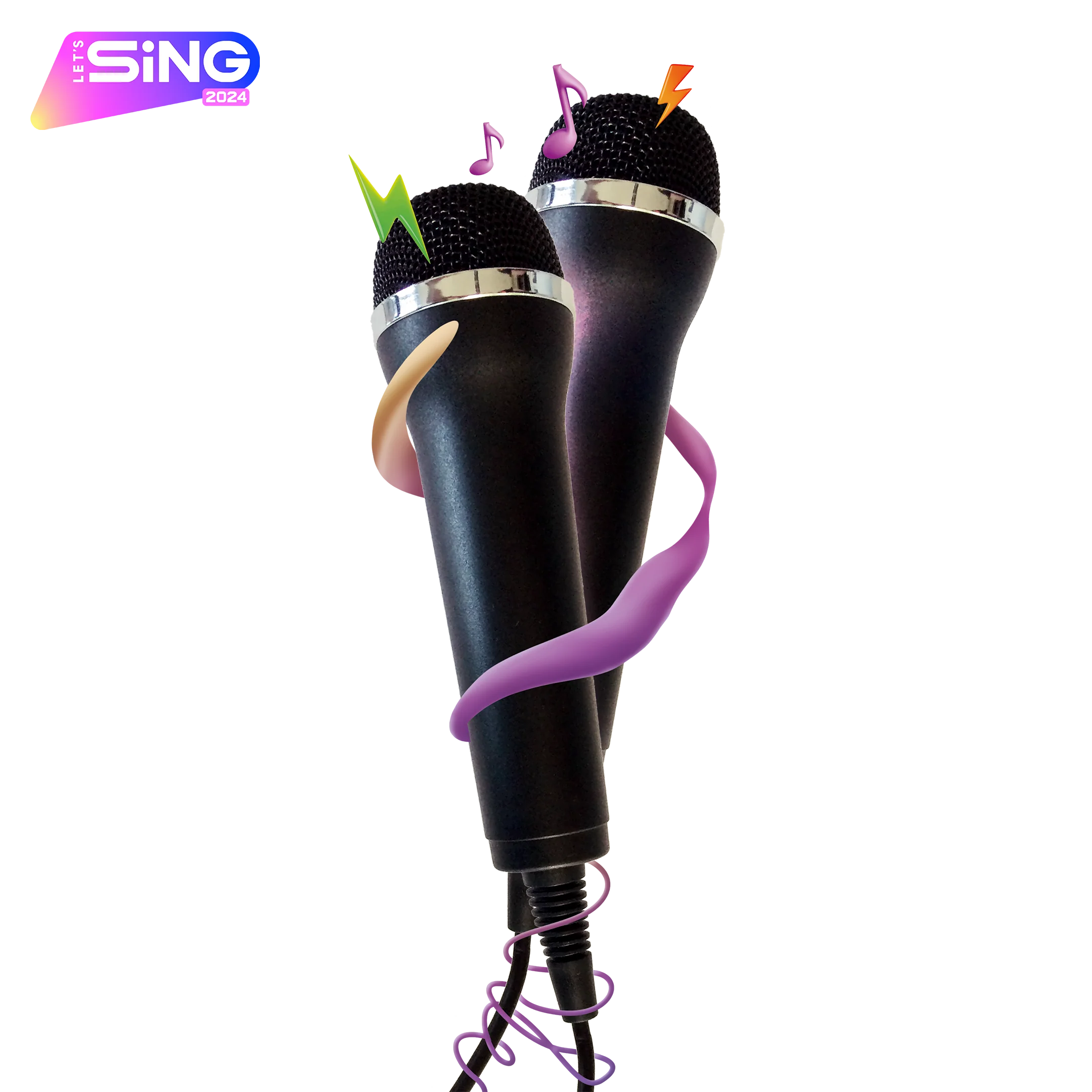 Let's Sing 2024 + 2 Microphones Bundle - Playstation 5 - Image 2