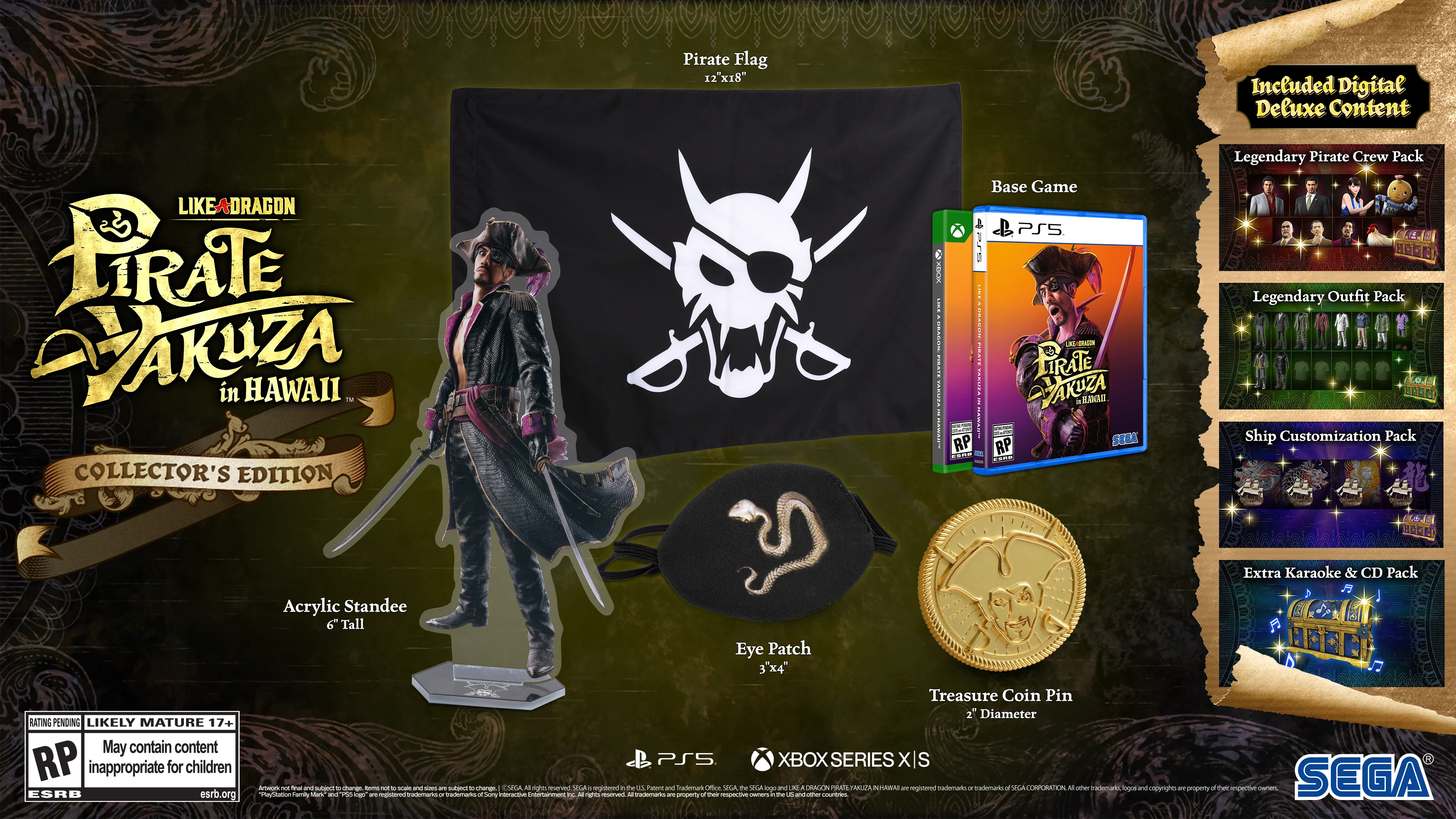 Like a Dragon: Pirate Yakuza in Hawaii [Collector's Edition] - Playstation 5  [VGP Canadian Exclusive]
