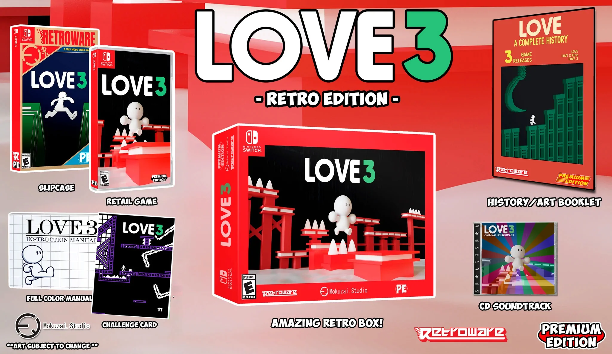 LOVE 3 [RETRO EDITION] [PREMIUM EDITION GAMES SERIES 5] - SWITCH