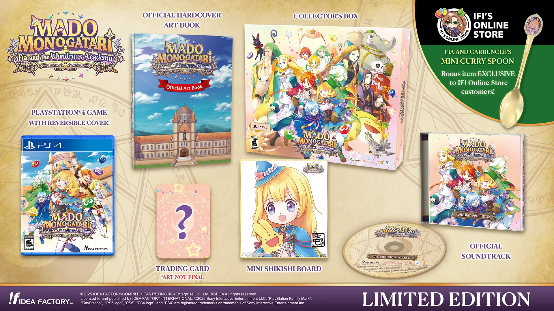 MADO MONOGATARI: Fia and the Wondrous Academy [Limited Edition] - Playstation 4