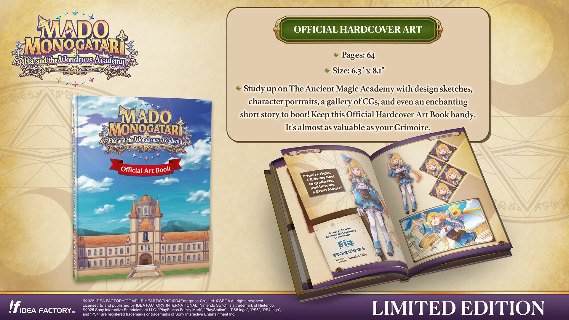 MADO MONOGATARI: Fia and the Wondrous Academy [Limited Edition] - Playstation 4 - Image 3