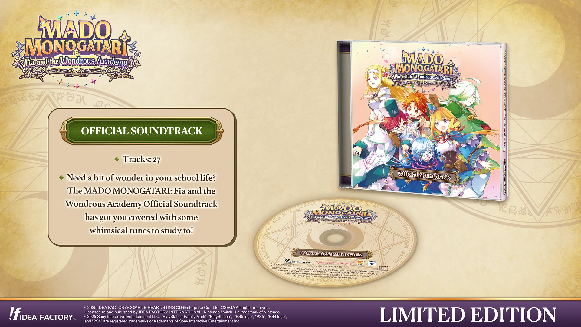 MADO MONOGATARI: Fia and the Wondrous Academy [Limited Edition] - Playstation 4 - Image 7