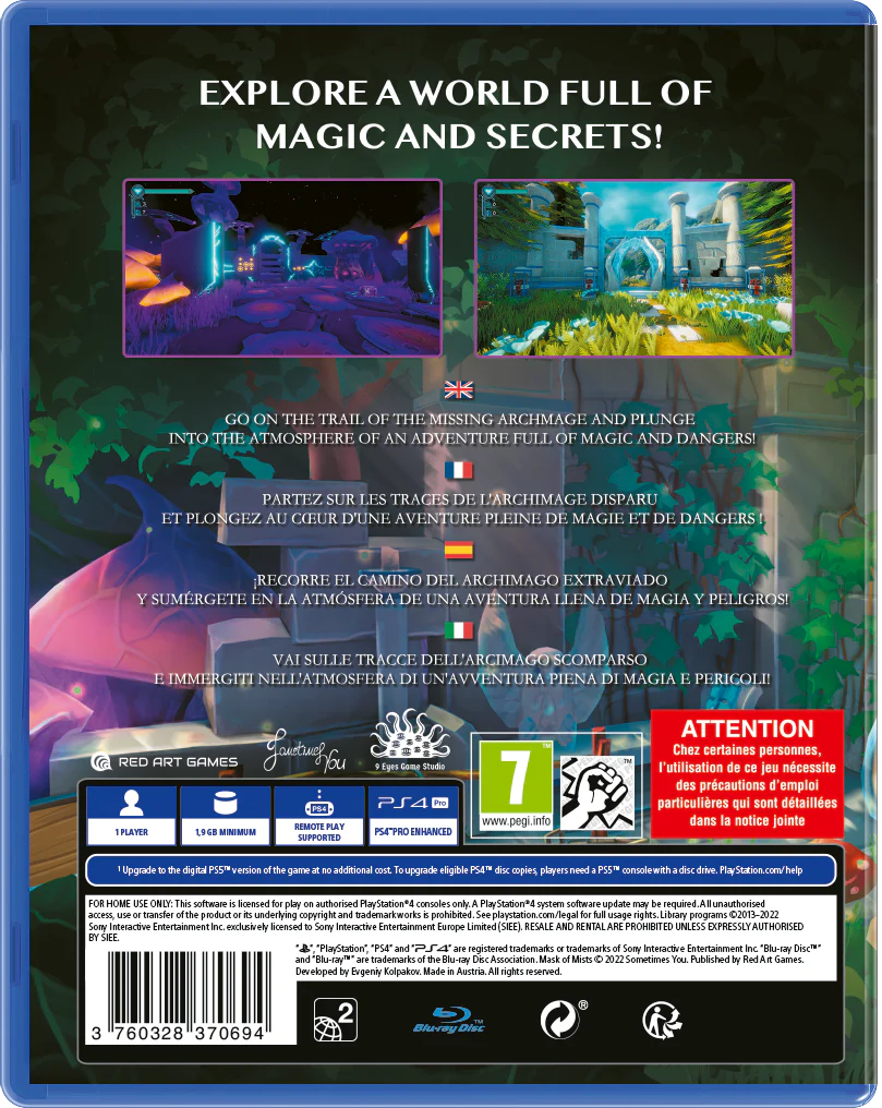 Mask of Mists - PlayStation 4 [Red Art Games] - Image 2