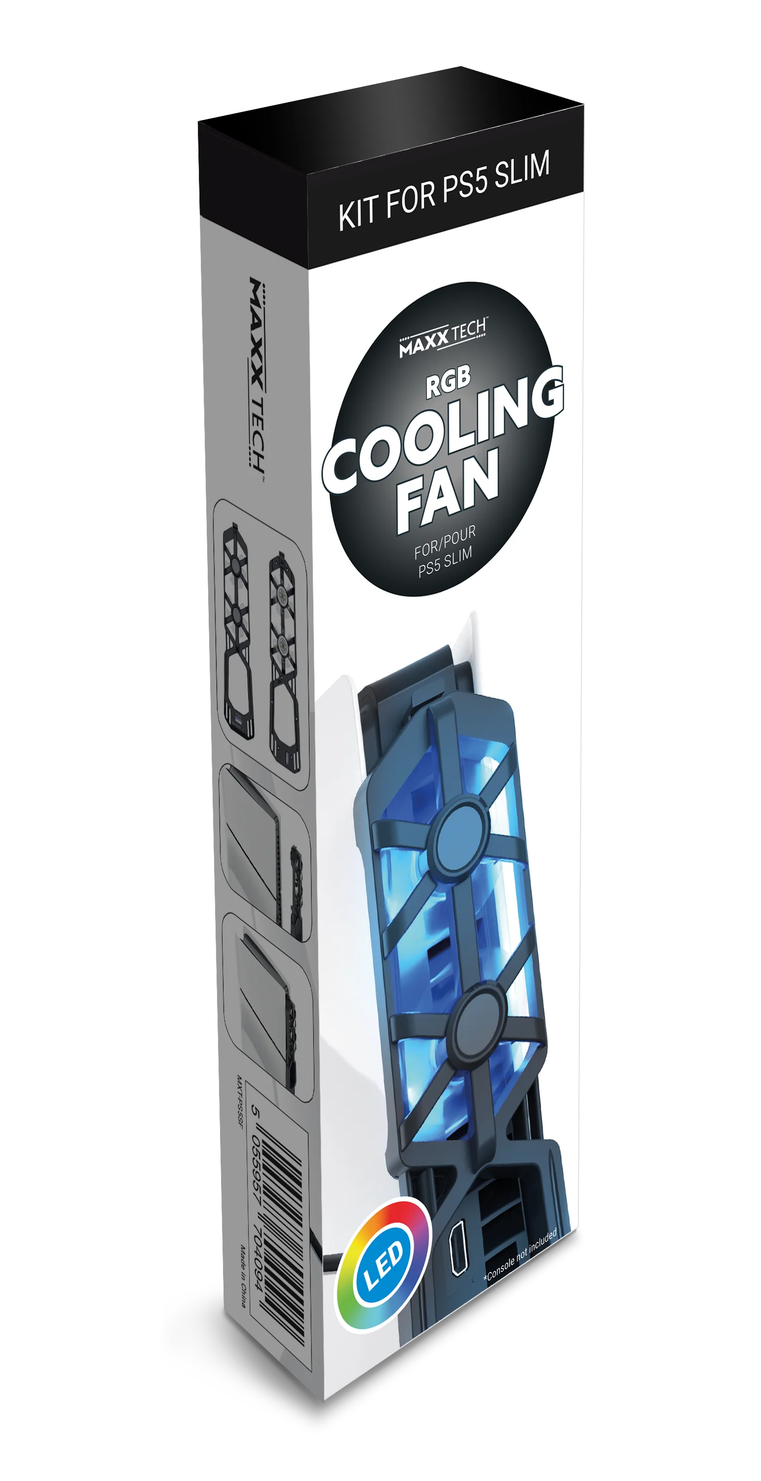Maxx Tech RGB Fan For PS5 Slim - Playstation 5