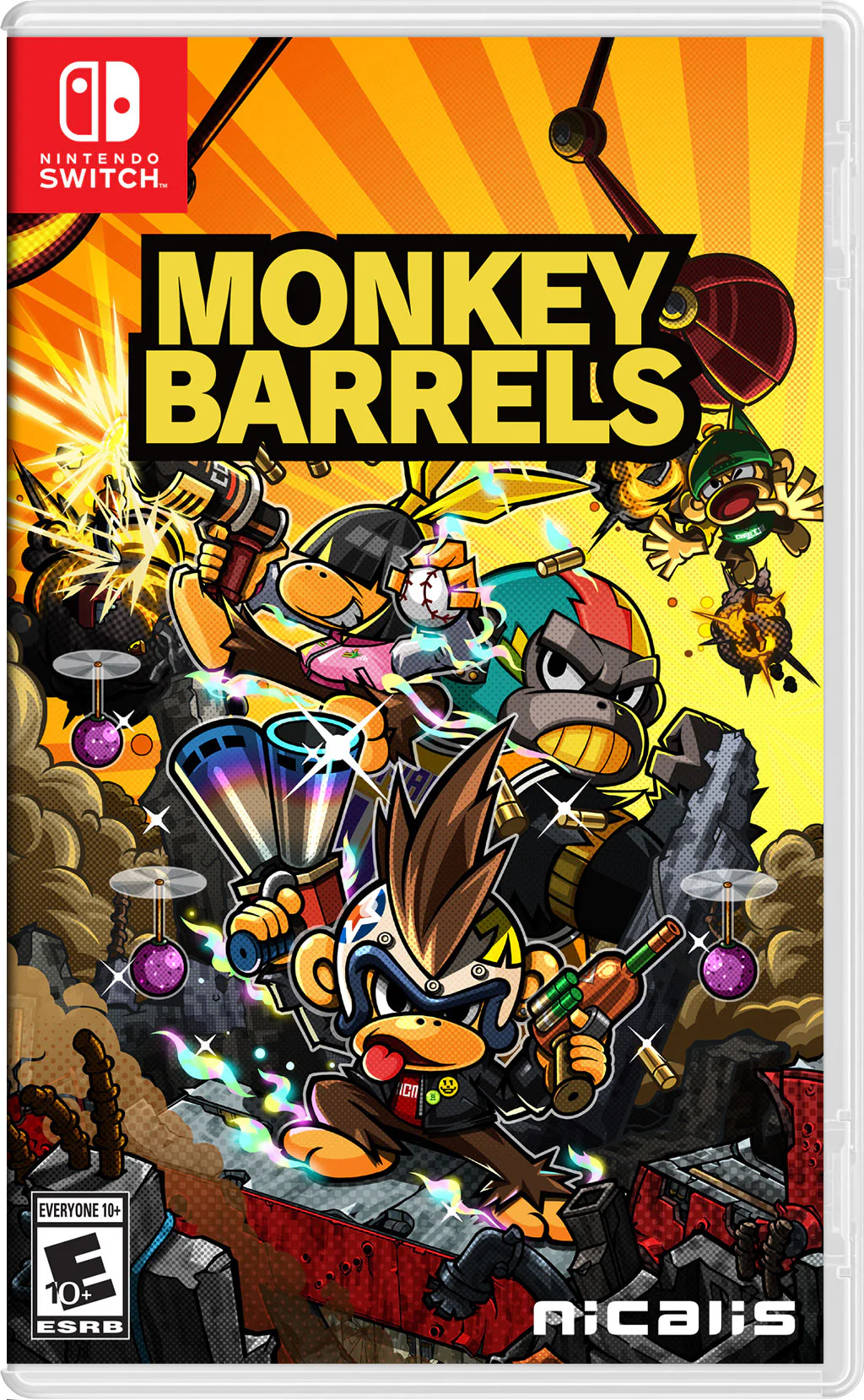 Monkey Barrels (Only Ships in Canada) - Nintendo Switch