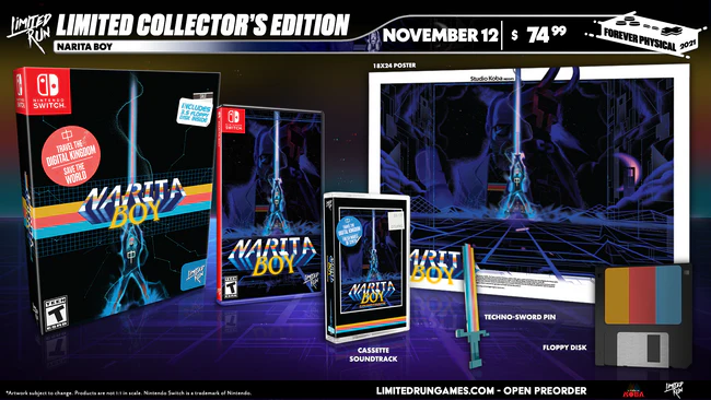 Narita Boy Collector's Edition [Limited Run Games #129]  - Nintendo Switch - Image 2