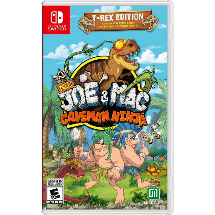 New Joe & Mac Caveman Ninja T-Rex Edition - Nintendo Switch