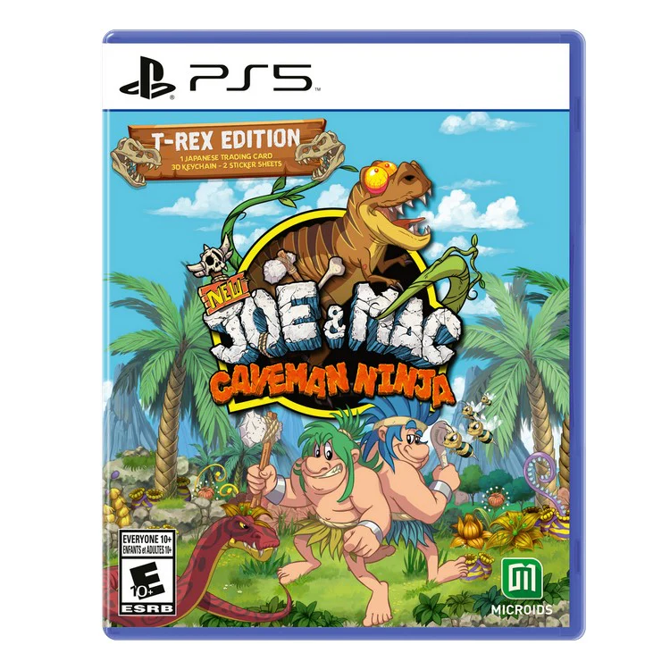 NEW JOE & MAC CAVEMAN NINJA T-REX EDITION - PS5