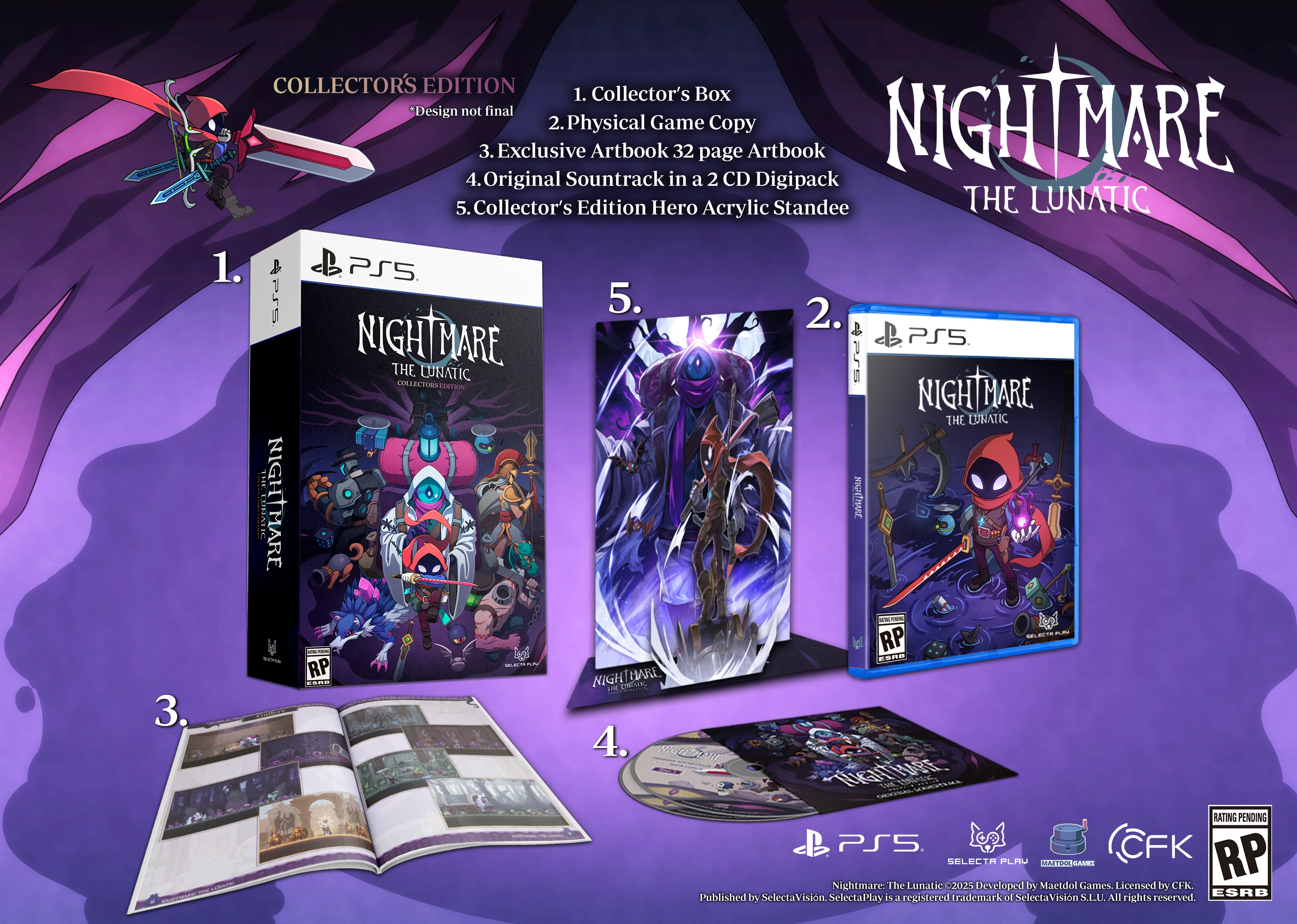 Nightmare: The Lunatic [Collector's Edition] - Playstation 5 (PRE-ORDER) - Image 2