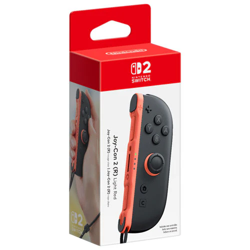 Nintendo Switch 2 Right Joy-Con 2 Controller - Light Red - Image 3