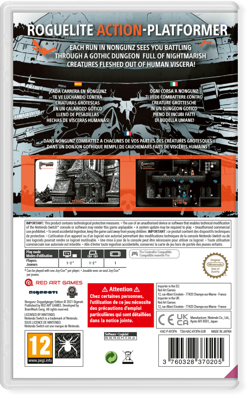 Nongunz : Doppelganger Edition - SWITCH [RED ART GAMES] - Image 2