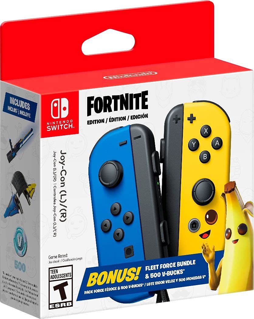 Joy Con Controller 2 Pack Fortnite Fleet Force - Nintendo Switch