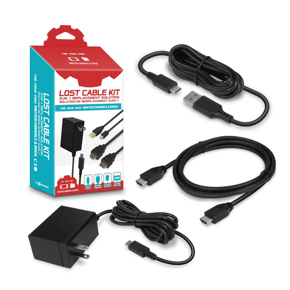 Lost Cable Kit for Switch Console and Dock - Nintendo Switch
