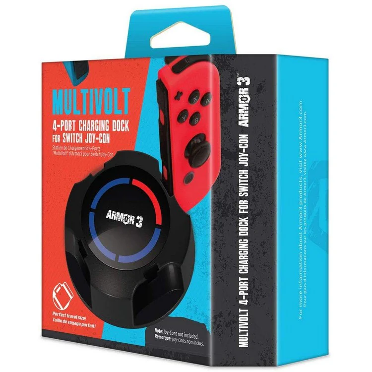 Multi Volt 4-Port Charging Dock for Switch Joy-Con (M07387) - Nintendo Switch
