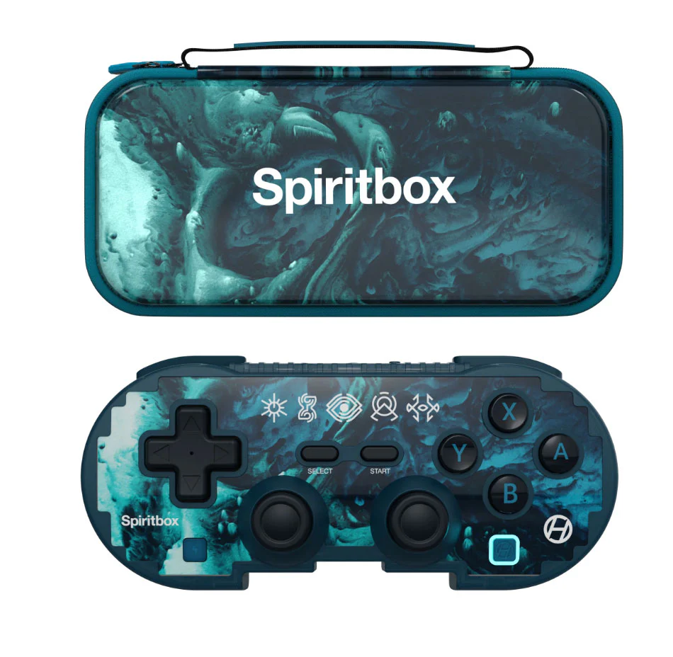 NSW - OFFICIAL SPIRITBOX EVA HARD SHELL CARRYING CASE NSW/OLED NSW  & PIXEL ART WIRELESS BLUETOOTH CONTROLLER OFFICIAL SPIRITBOX ED NSW/PC/MAC/AND Combo Pack (FREE SHIPPING)