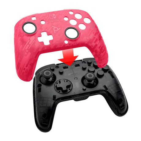 PDP FACEOFF WIRELESS DELUXE CONTROLLER (PINK CAMO) - SWITCH - Image 6