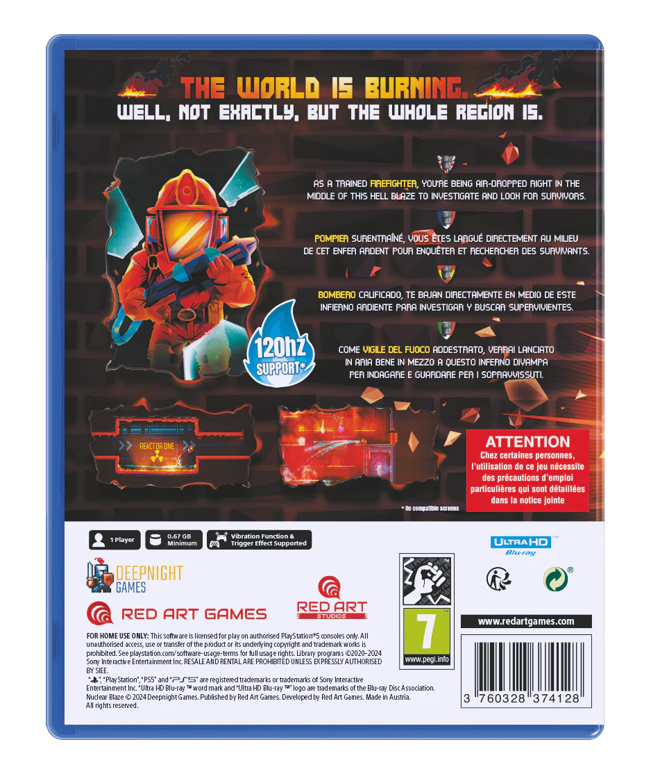 Nuclear Blaze - Playstation 5 (EU Import) - Image 2