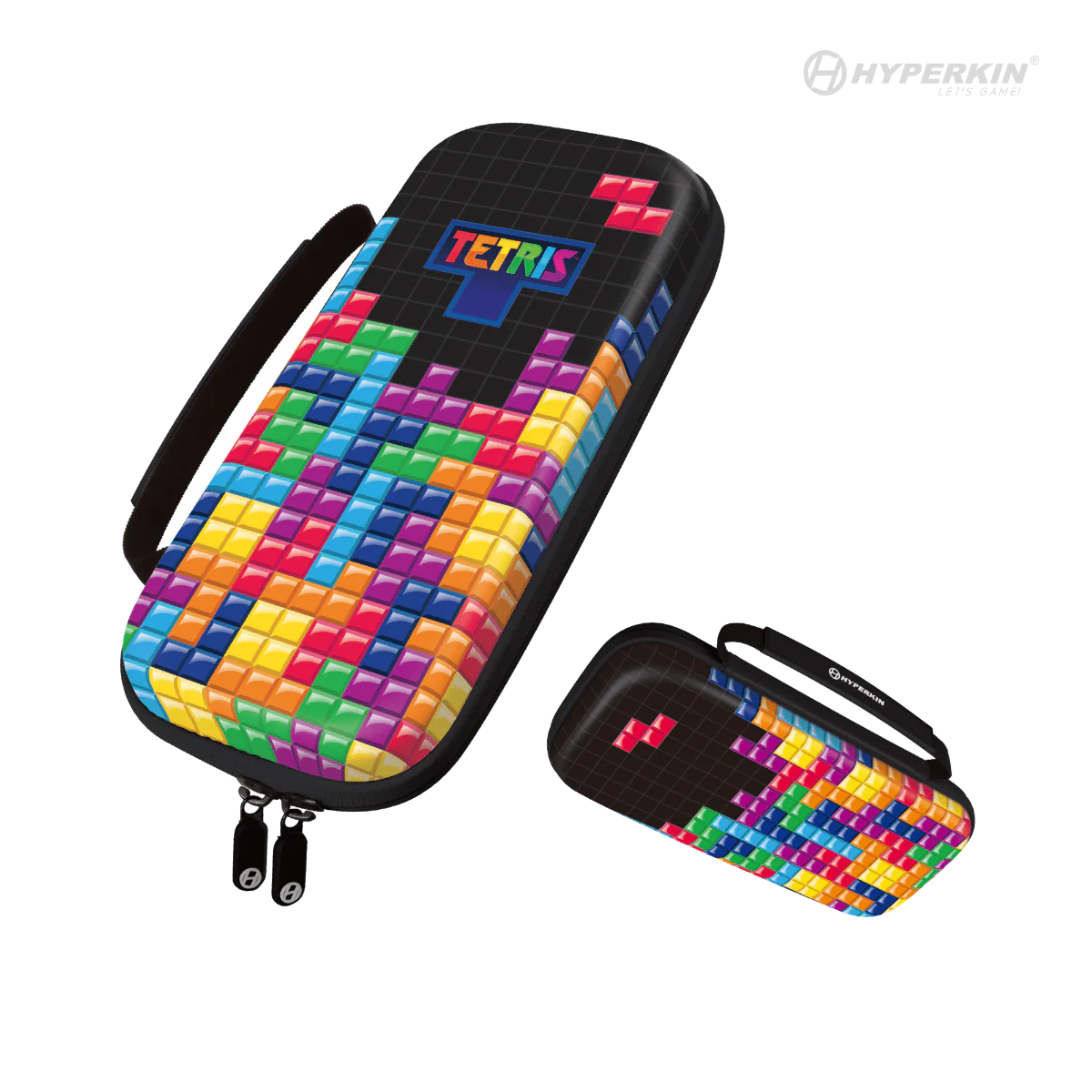 OFFICAL TETRIS EVA HARD SHELL CARRYING CASE FOR SWITCH OLED MODEL TETRIMINO STACK - SWITCH - Image 3