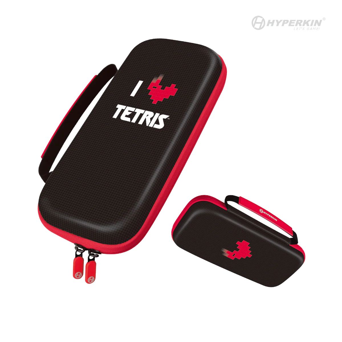 Official Tetris Eva Hard Shell Carrying Case for Switch Oled Model Heart Drop - Nintendo Switch - Image 3