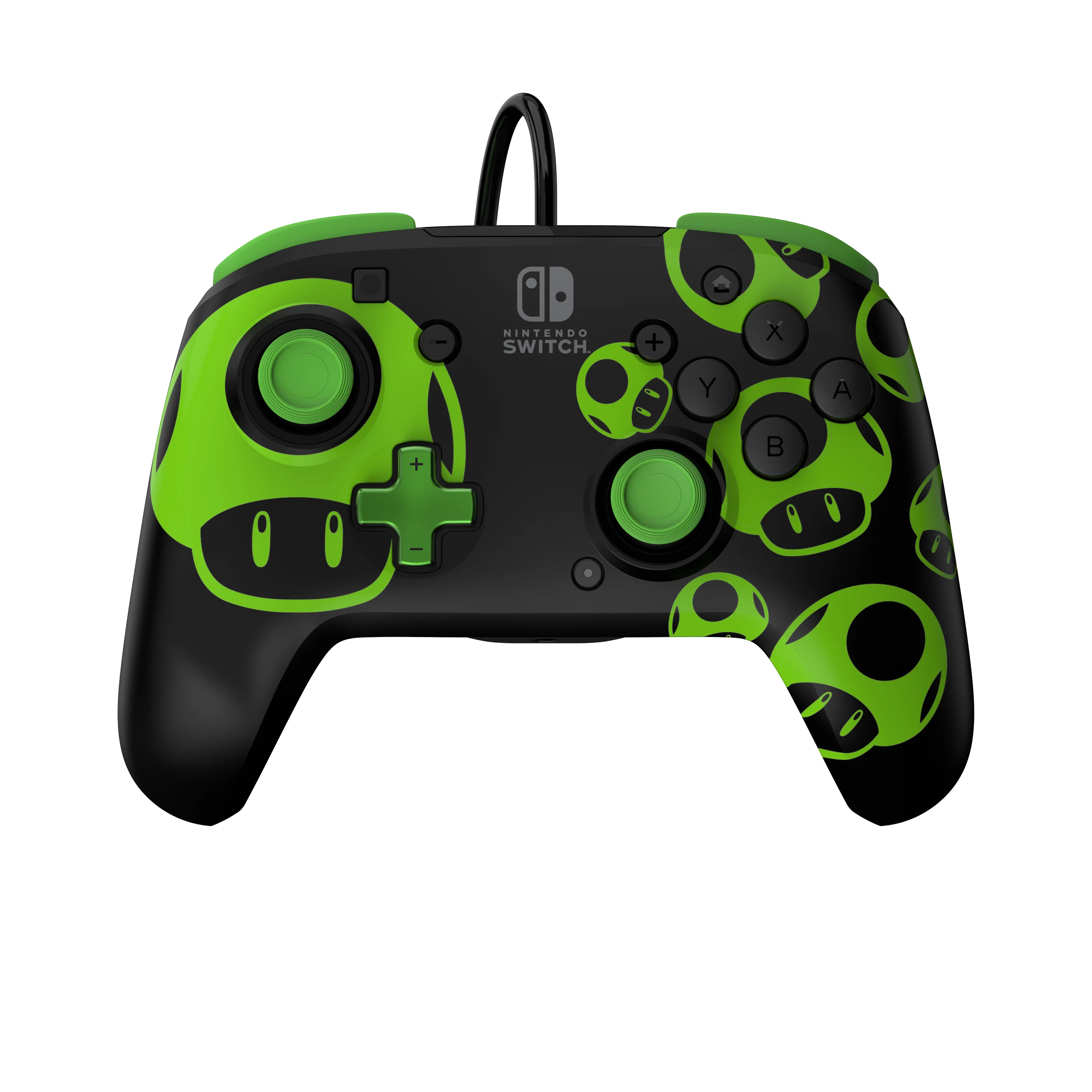PDP - REMATCH WIRED CONTROLLER: 1-UP GLOW IN THE DARK FOR NINTENDO SWITCH, NINTENDO SWITCH - OLED MODEL - Image 2