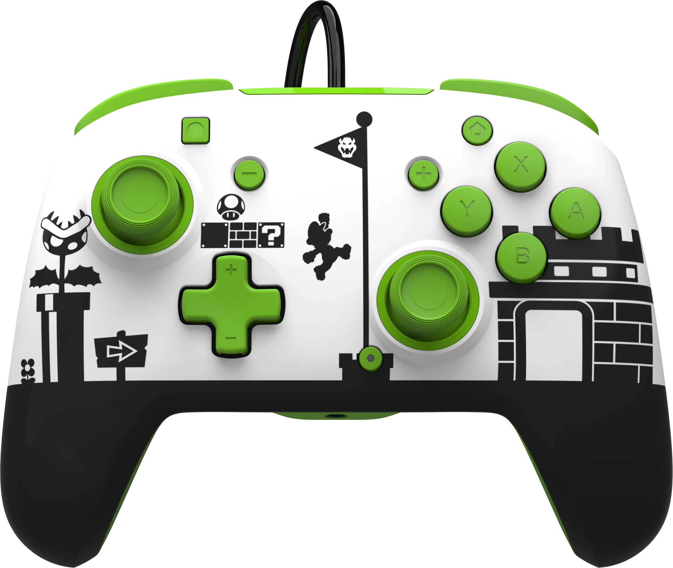PDP - REMATCH WIRED CONTROLLER: SUPER MARIO RETRO FOR NINTENDO SWITCH, NINTENDO SWITCH - OLED MODEL - Image 2