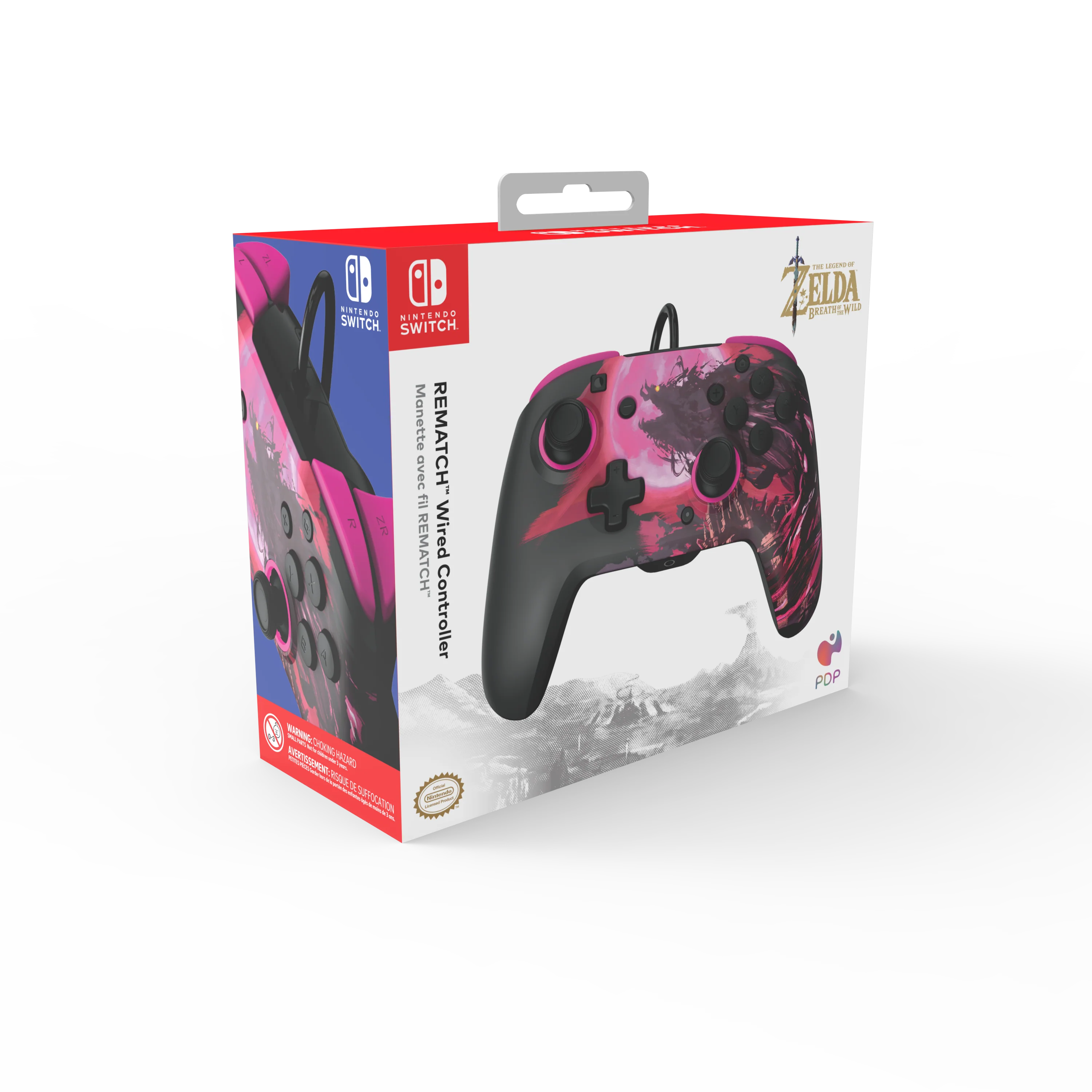 PDP - REMATCH WIRED CONTROLLER: CALAMITY GANON FOR NINTENDO SWITCH, NINTENDO SWITCH - OLED MODEL