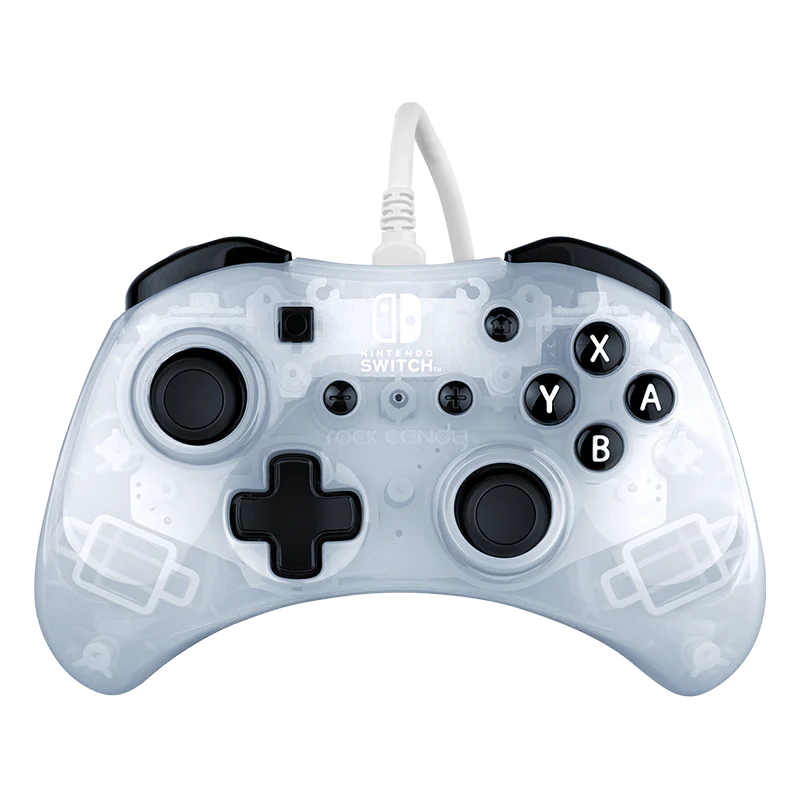 PDP ROCK CANDY WIRED CONTROLLER: FROST WHITE - SWITCH