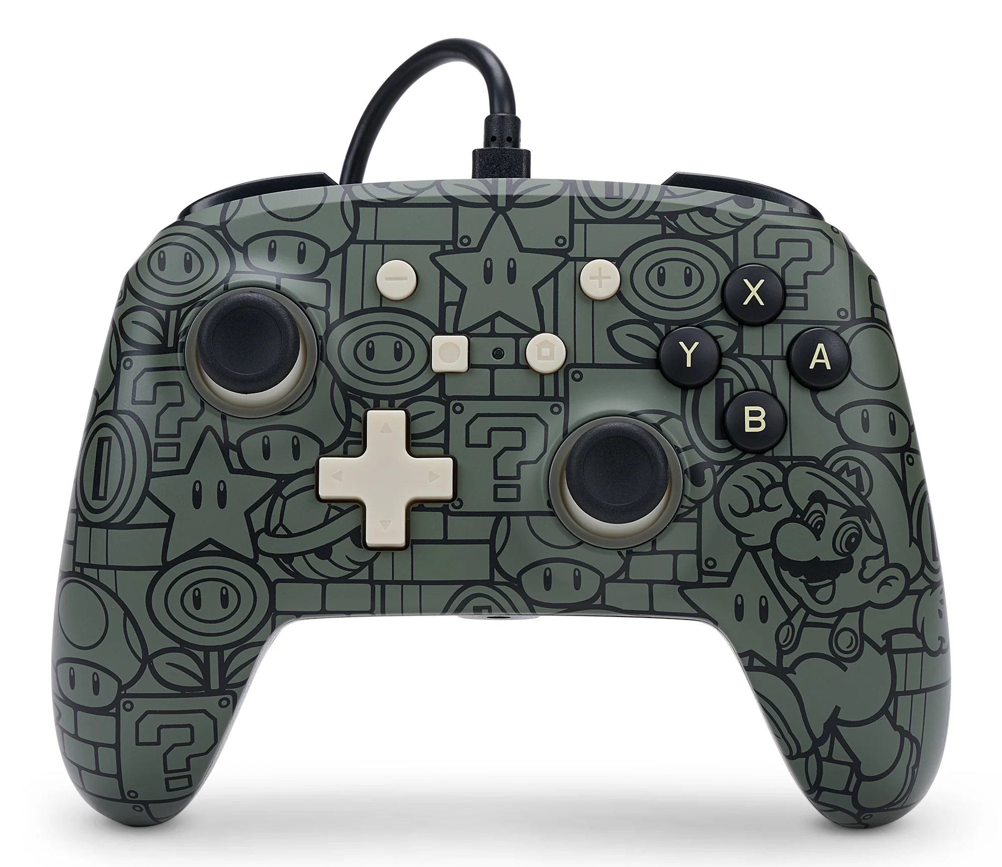 Power A Enhanced Wired Controller for Nintendo Switch - Power-Up Mario - SWITCH