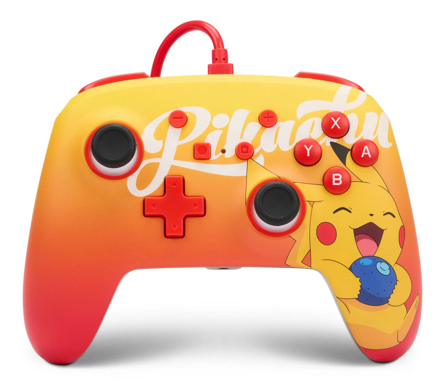 PowerA Enhanced Wired Controller for Nintendo Switch - Oran Berry Happy Pikachu - Image 2