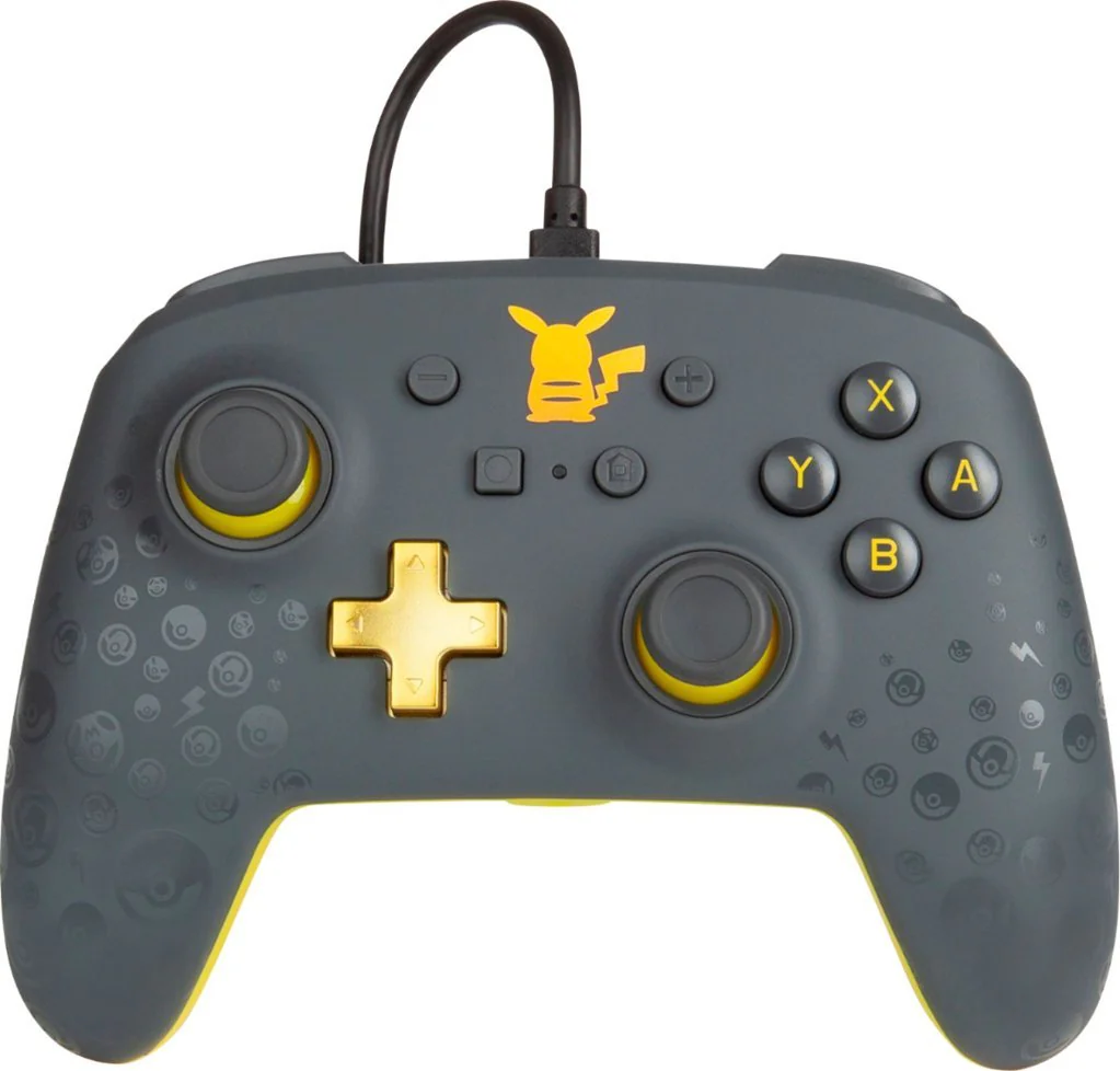 Power A - Enhanced Wired Controller Pokémon Pikachu Grey - Nintendo Switch - Image 2