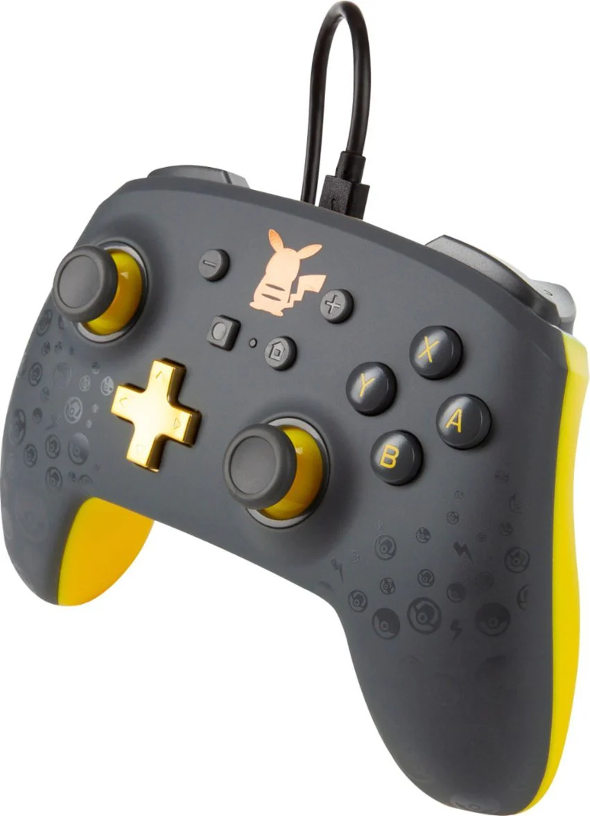Power A - Enhanced Wired Controller Pokémon Pikachu Grey - Nintendo Switch - Image 5