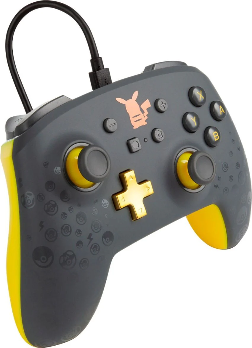 Power A - Enhanced Wired Controller Pokémon Pikachu Grey - Nintendo Switch - Image 6