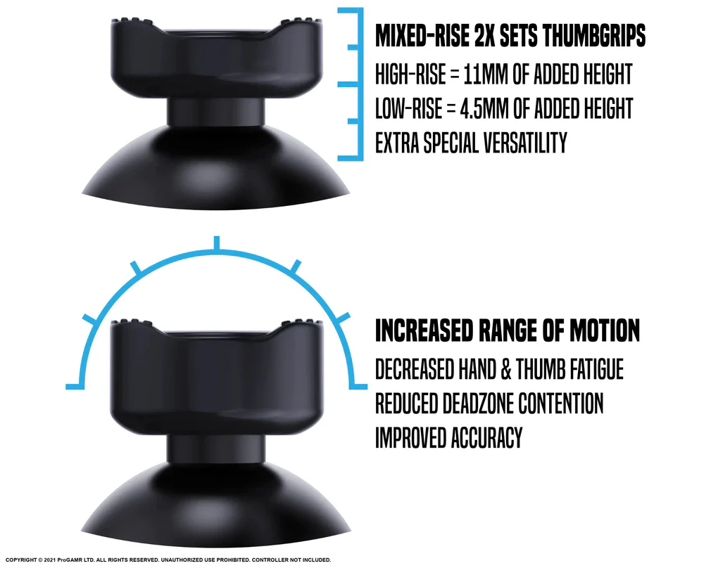PRO GAMR PRO THUMB GRIPS - PS5 - Image 2