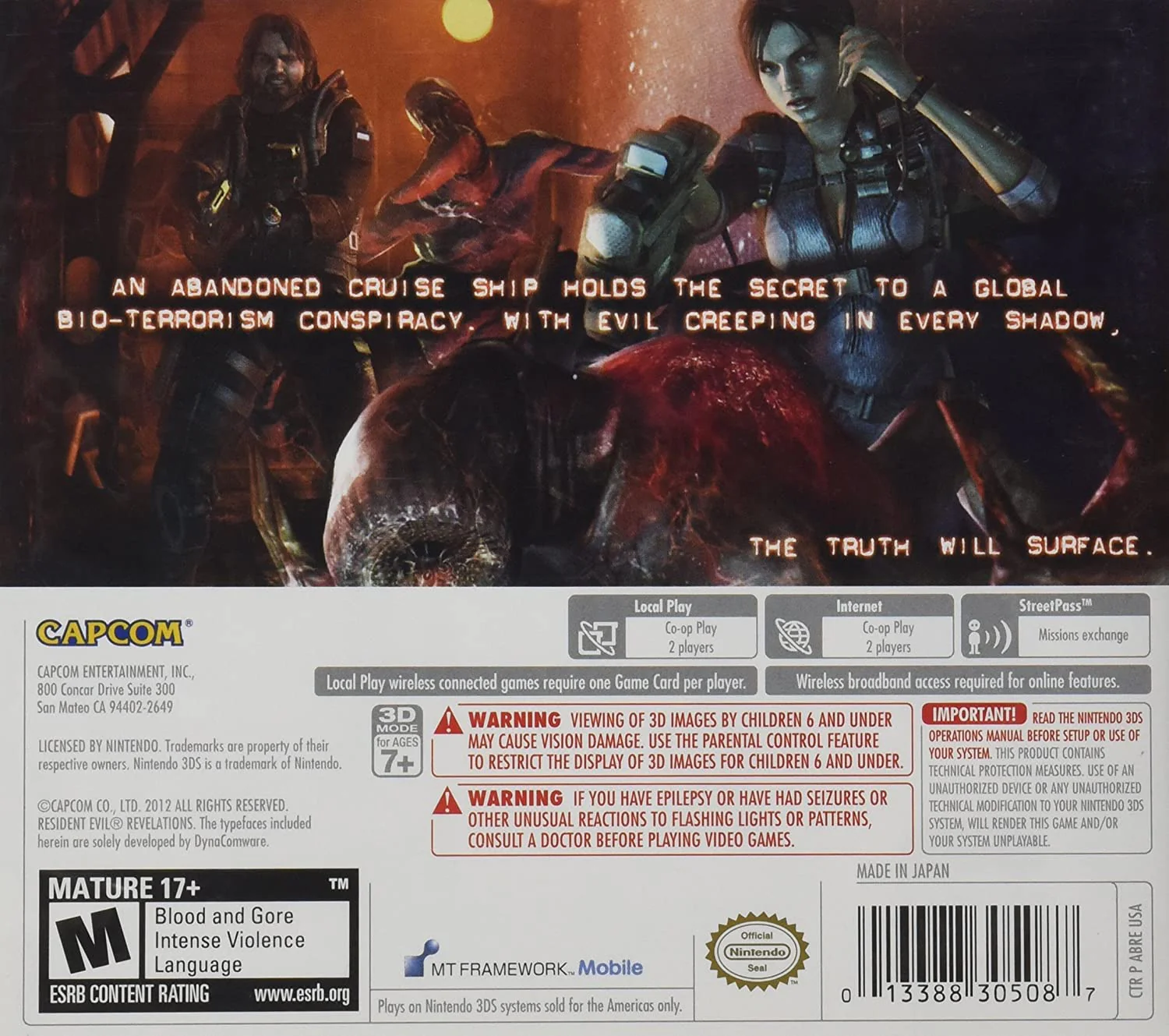 Resident Evil: Revelations - 3DS - Image 2