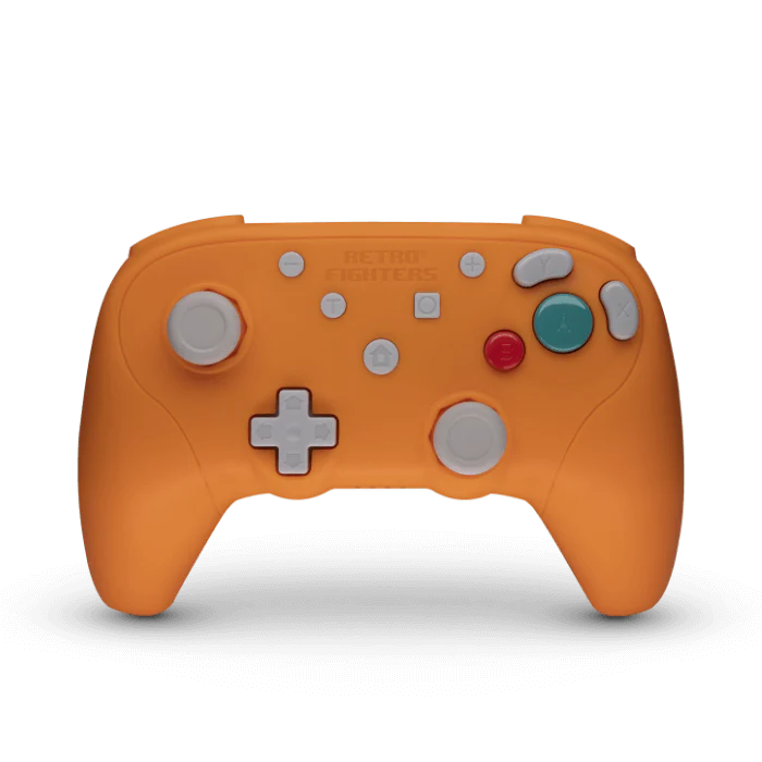 Retro Fighters BattlerGC Next-Gen Wireless GameCube Controller [Orange] - Nintendo Gamecube