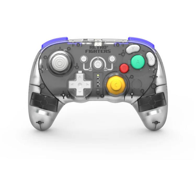 Retro Fighters BattlerGC Pro Wireless GameCube Controller [Crystal] - Nintendo Gamecube
