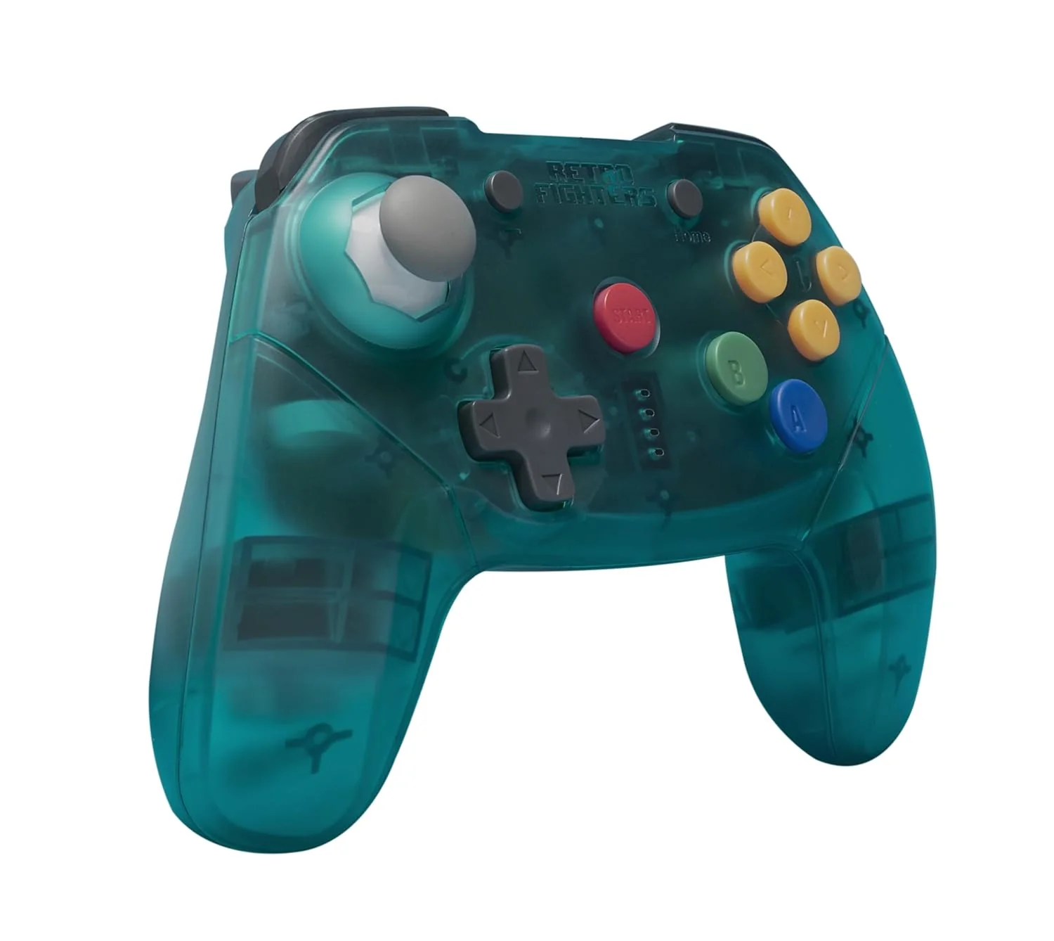Retro Fighters Brawler64 Wireless Nintendo Switch Controller Online Bluetooth NSO Edition [Transparent Blue] - Nintendo Switch - Image 2