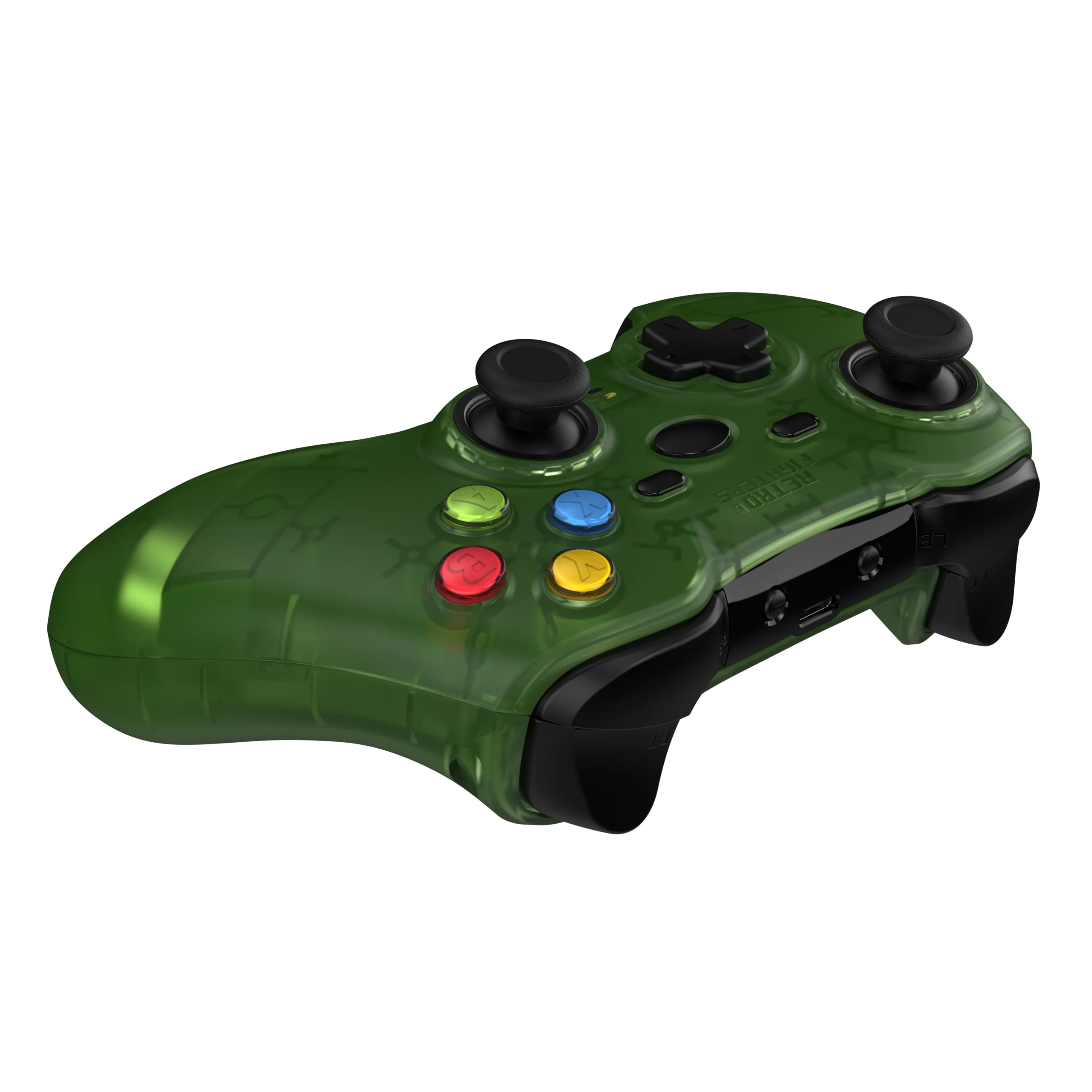 Retro Fighters Hunter 360 Wireless Controller for Xbox 360 & PC [Transparent Green] - Image 11