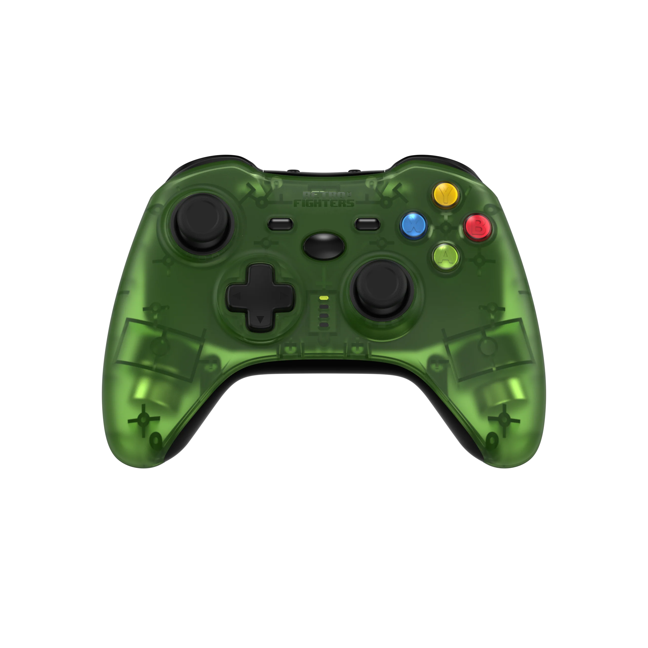 Retro Fighters Hunter 360 Wireless Controller for Xbox 360 & PC [Transparent Green] - Image 7