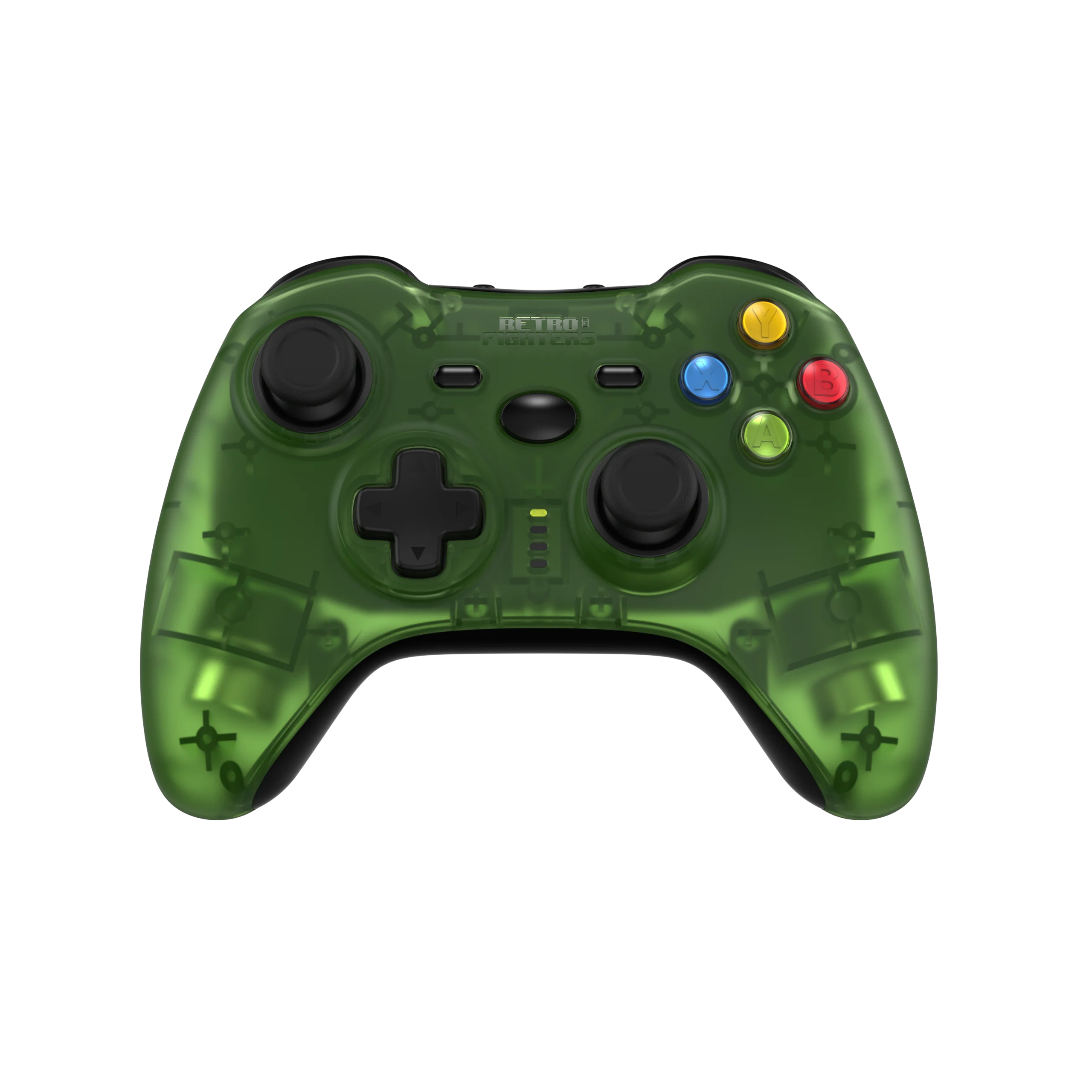 Retro Fighters Hunter 360 Wireless Controller for Xbox 360 & PC [Transparent Green] - Image 8