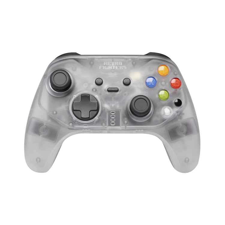 Retro Fighters Hunter Wireless Controller for Original XBOX, Switch & PC [Crystal] - Xbox