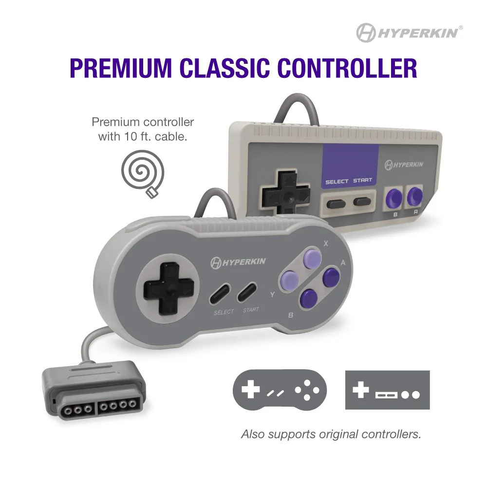 Hyperkin RetroN 2 HD Gaming Console for NES®/ Super NES®/ Super Famicom™ (Gray) - Image 3