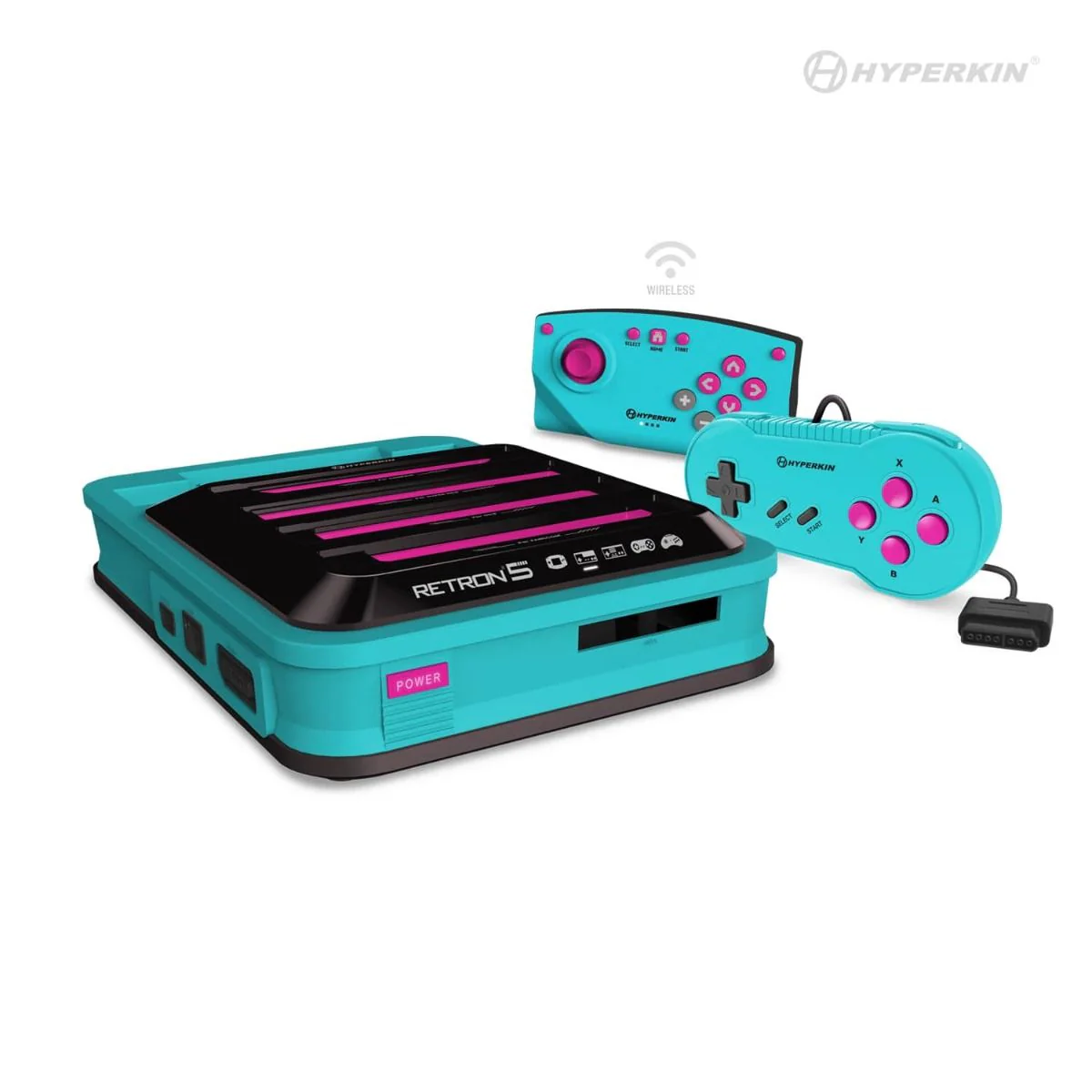 RetroN 5: HD Gaming Console For GBA/ GBC/ GB/ Super NES/ NES/ Super Famicom/ Famicom/ Genesis/ Mega Drive/ Master System (Hyper Beach) - Image 2
